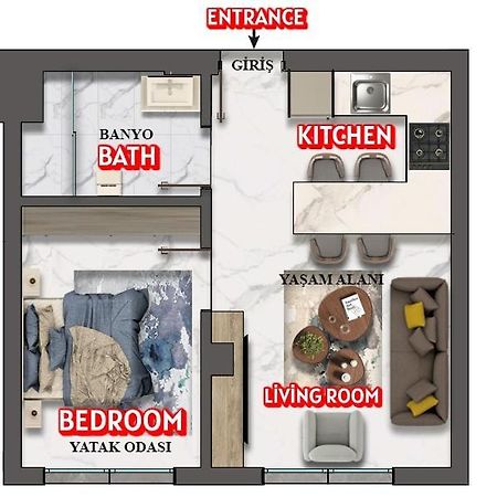Goelhisar Mavi Konak Apart Otel מראה חיצוני תמונה