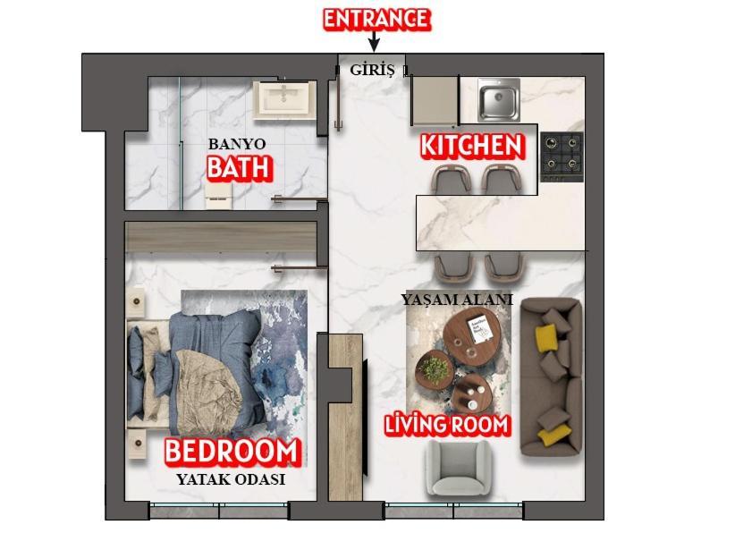 Goelhisar Mavi Konak Apart Otel מראה חיצוני תמונה
